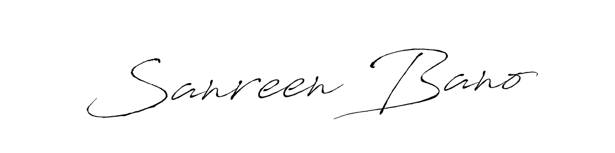 Once you've used our free online signature maker to create your best signature Antro_Vectra style, it's time to enjoy all of the benefits that Sanreen Bano name signing documents. Sanreen Bano signature style 6 images and pictures png