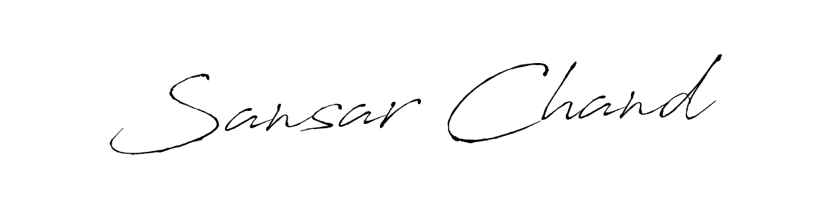 How to make Sansar Chand signature? Antro_Vectra is a professional autograph style. Create handwritten signature for Sansar Chand name. Sansar Chand signature style 6 images and pictures png