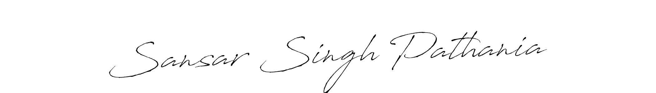 Make a beautiful signature design for name Sansar Singh Pathania. With this signature (Antro_Vectra) style, you can create a handwritten signature for free. Sansar Singh Pathania signature style 6 images and pictures png