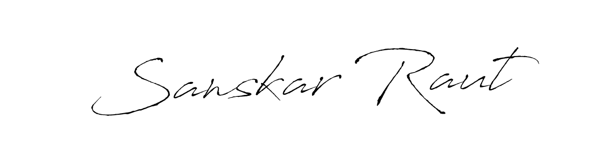 The best way (Antro_Vectra) to make a short signature is to pick only two or three words in your name. The name Sanskar Raut include a total of six letters. For converting this name. Sanskar Raut signature style 6 images and pictures png