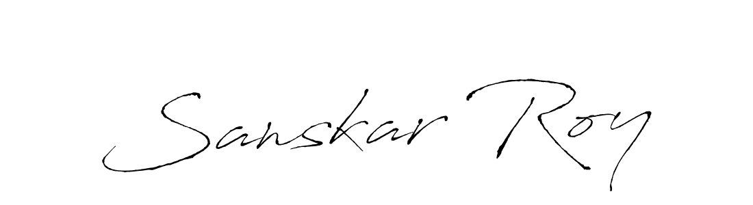 The best way (Antro_Vectra) to make a short signature is to pick only two or three words in your name. The name Sanskar Roy include a total of six letters. For converting this name. Sanskar Roy signature style 6 images and pictures png