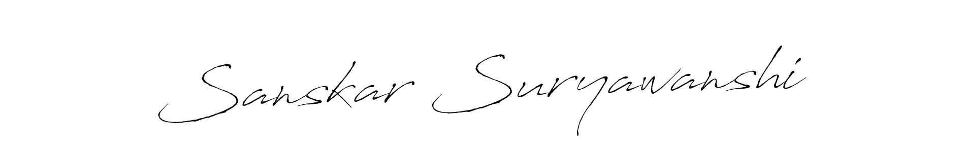 Once you've used our free online signature maker to create your best signature Antro_Vectra style, it's time to enjoy all of the benefits that Sanskar Suryawanshi name signing documents. Sanskar Suryawanshi signature style 6 images and pictures png