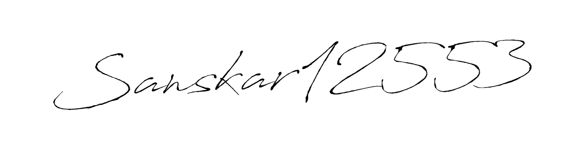 Also You can easily find your signature by using the search form. We will create Sanskar12553 name handwritten signature images for you free of cost using Antro_Vectra sign style. Sanskar12553 signature style 6 images and pictures png