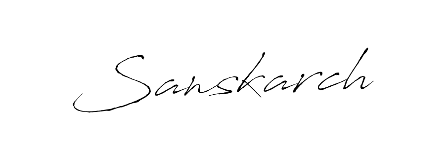 Also we have Sanskarch name is the best signature style. Create professional handwritten signature collection using Antro_Vectra autograph style. Sanskarch signature style 6 images and pictures png