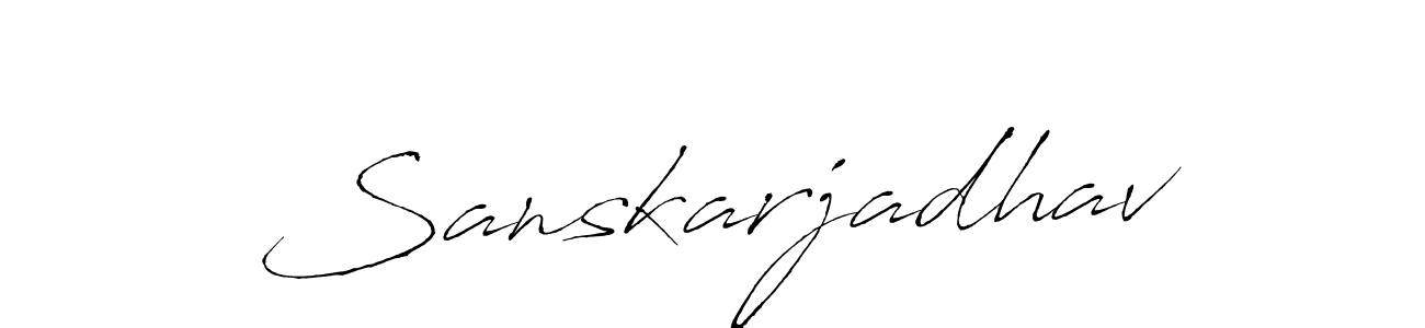 Make a short Sanskarjadhav signature style. Manage your documents anywhere anytime using Antro_Vectra. Create and add eSignatures, submit forms, share and send files easily. Sanskarjadhav signature style 6 images and pictures png