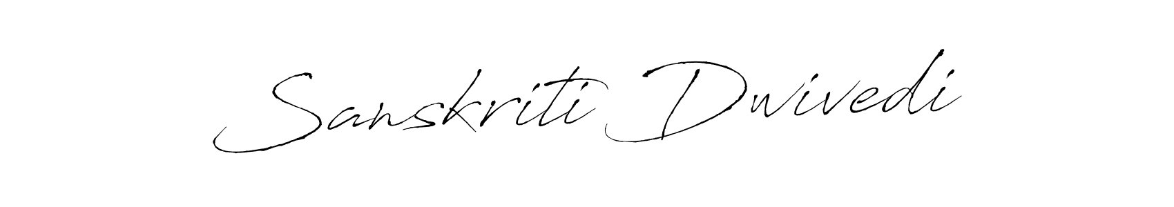 The best way (Antro_Vectra) to make a short signature is to pick only two or three words in your name. The name Sanskriti Dwivedi include a total of six letters. For converting this name. Sanskriti Dwivedi signature style 6 images and pictures png