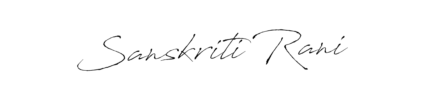 Make a beautiful signature design for name Sanskriti Rani. Use this online signature maker to create a handwritten signature for free. Sanskriti Rani signature style 6 images and pictures png