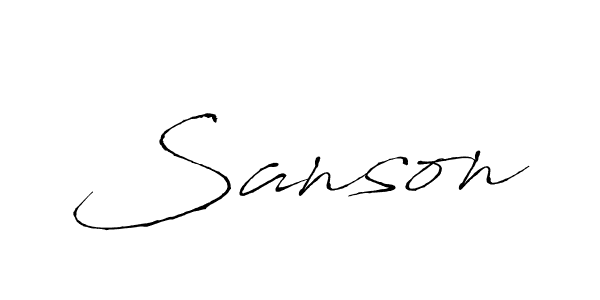 Best and Professional Signature Style for Sanson. Antro_Vectra Best Signature Style Collection. Sanson signature style 6 images and pictures png