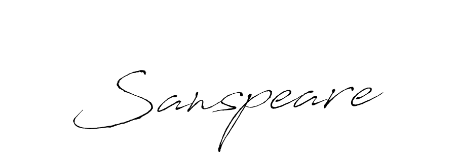 Make a beautiful signature design for name Sanspeare. Use this online signature maker to create a handwritten signature for free. Sanspeare signature style 6 images and pictures png