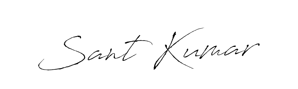 The best way (Antro_Vectra) to make a short signature is to pick only two or three words in your name. The name Sant Kumar include a total of six letters. For converting this name. Sant Kumar signature style 6 images and pictures png