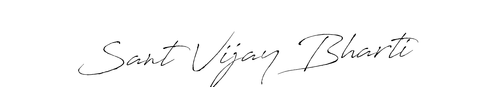 You can use this online signature creator to create a handwritten signature for the name Sant Vijay Bharti. This is the best online autograph maker. Sant Vijay Bharti signature style 6 images and pictures png