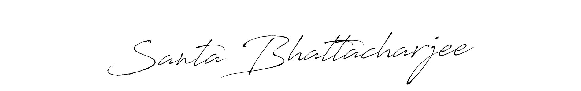 Make a beautiful signature design for name Santa Bhattacharjee. Use this online signature maker to create a handwritten signature for free. Santa Bhattacharjee signature style 6 images and pictures png