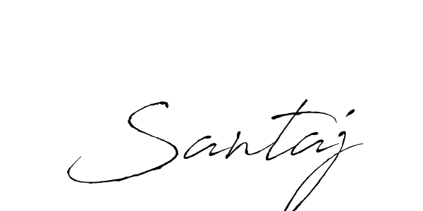 Once you've used our free online signature maker to create your best signature Antro_Vectra style, it's time to enjoy all of the benefits that Santaj name signing documents. Santaj signature style 6 images and pictures png
