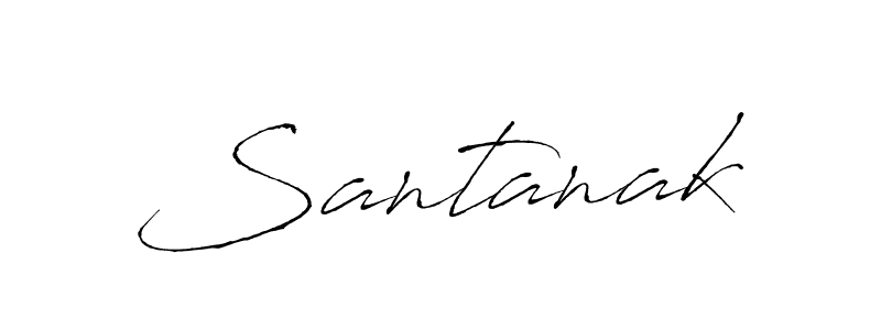 Antro_Vectra is a professional signature style that is perfect for those who want to add a touch of class to their signature. It is also a great choice for those who want to make their signature more unique. Get Santanak name to fancy signature for free. Santanak signature style 6 images and pictures png