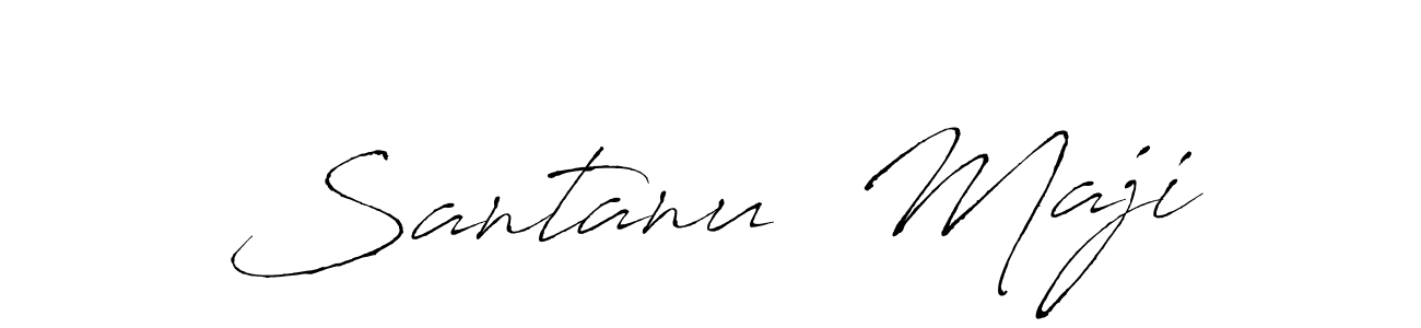 Also we have Santanu  Maji name is the best signature style. Create professional handwritten signature collection using Antro_Vectra autograph style. Santanu  Maji signature style 6 images and pictures png
