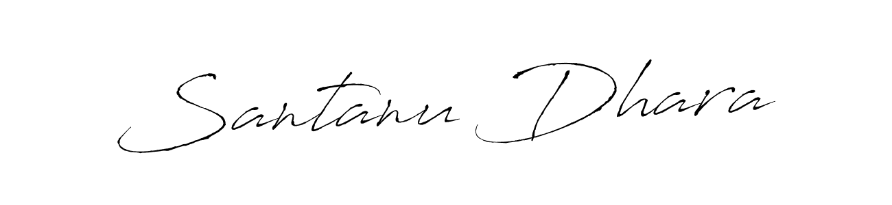 Use a signature maker to create a handwritten signature online. With this signature software, you can design (Antro_Vectra) your own signature for name Santanu Dhara. Santanu Dhara signature style 6 images and pictures png