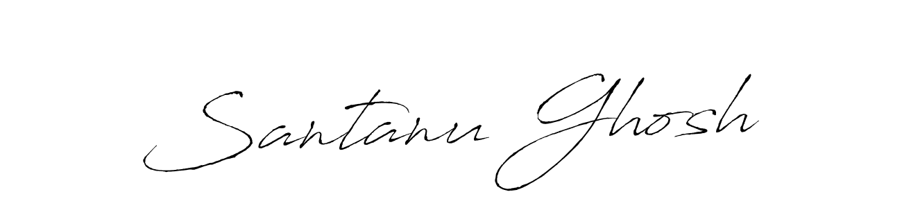 Make a beautiful signature design for name Santanu Ghosh. Use this online signature maker to create a handwritten signature for free. Santanu Ghosh signature style 6 images and pictures png