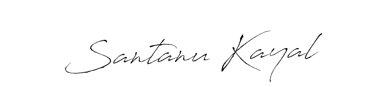 Make a short Santanu Kayal signature style. Manage your documents anywhere anytime using Antro_Vectra. Create and add eSignatures, submit forms, share and send files easily. Santanu Kayal signature style 6 images and pictures png