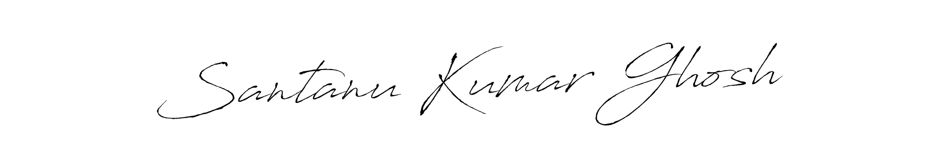 Santanu Kumar Ghosh stylish signature style. Best Handwritten Sign (Antro_Vectra) for my name. Handwritten Signature Collection Ideas for my name Santanu Kumar Ghosh. Santanu Kumar Ghosh signature style 6 images and pictures png