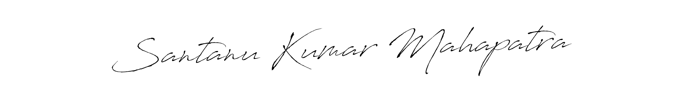 Use a signature maker to create a handwritten signature online. With this signature software, you can design (Antro_Vectra) your own signature for name Santanu Kumar Mahapatra. Santanu Kumar Mahapatra signature style 6 images and pictures png