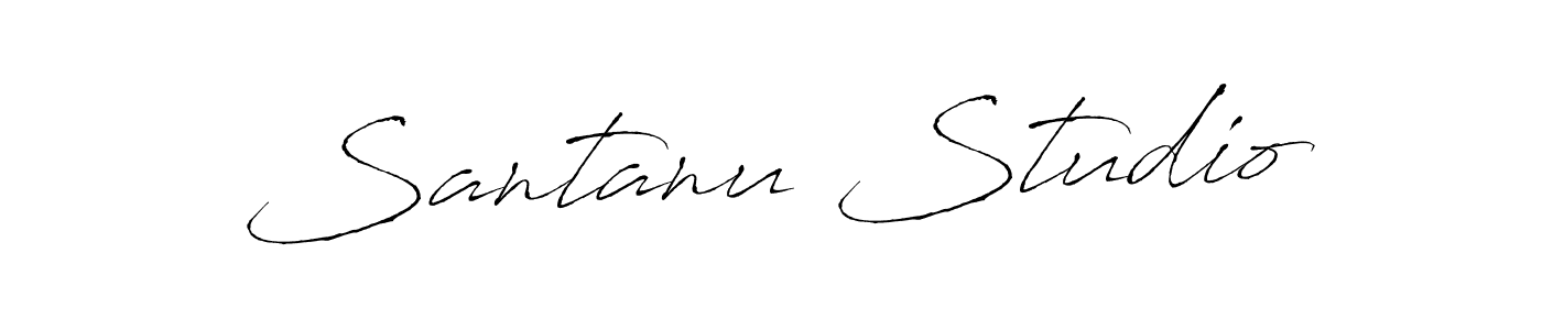 Also You can easily find your signature by using the search form. We will create Santanu Studio name handwritten signature images for you free of cost using Antro_Vectra sign style. Santanu Studio signature style 6 images and pictures png