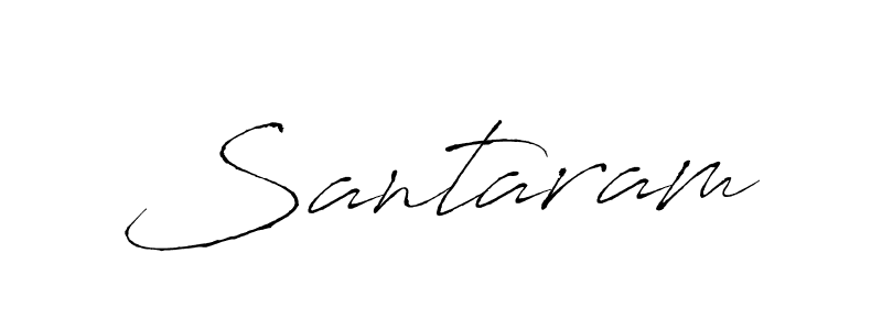 How to make Santaram signature? Antro_Vectra is a professional autograph style. Create handwritten signature for Santaram name. Santaram signature style 6 images and pictures png