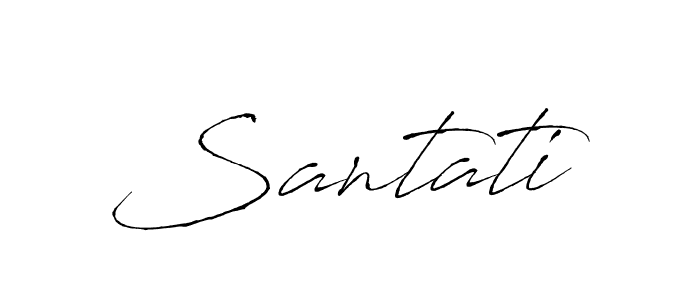 Create a beautiful signature design for name Santati. With this signature (Antro_Vectra) fonts, you can make a handwritten signature for free. Santati signature style 6 images and pictures png