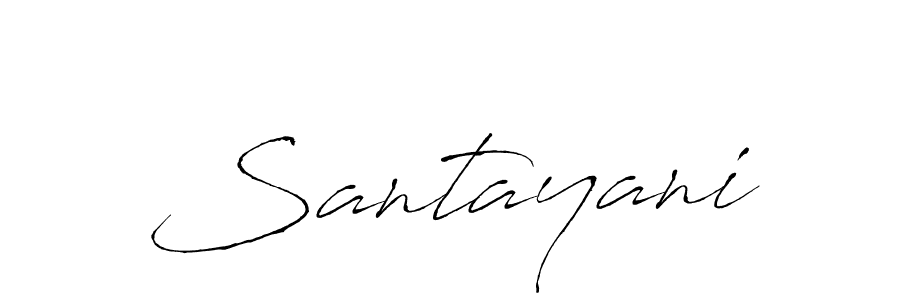 if you are searching for the best signature style for your name Santayani. so please give up your signature search. here we have designed multiple signature styles  using Antro_Vectra. Santayani signature style 6 images and pictures png
