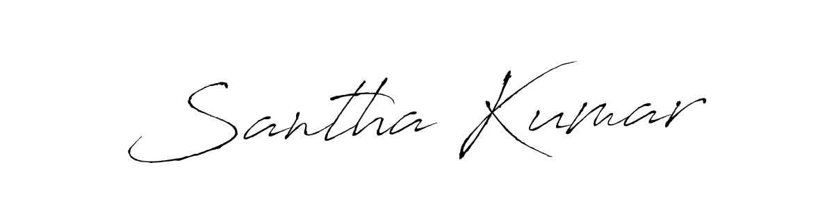 if you are searching for the best signature style for your name Santha Kumar. so please give up your signature search. here we have designed multiple signature styles  using Antro_Vectra. Santha Kumar signature style 6 images and pictures png