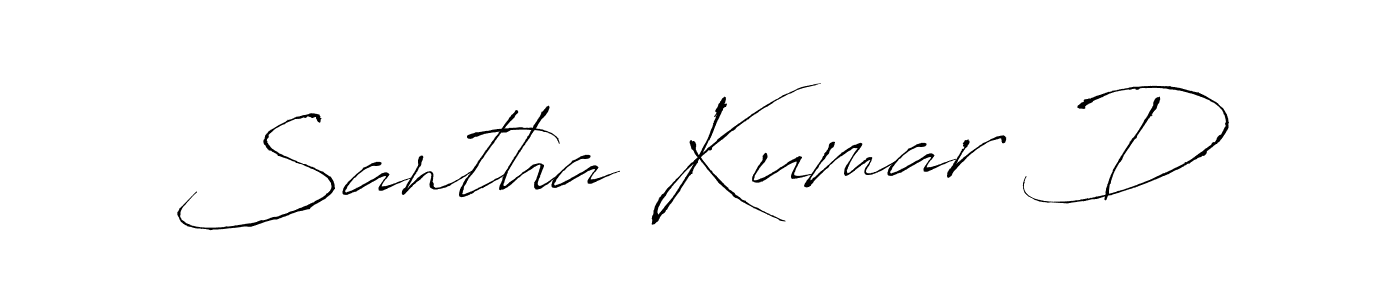 if you are searching for the best signature style for your name Santha Kumar D. so please give up your signature search. here we have designed multiple signature styles  using Antro_Vectra. Santha Kumar D signature style 6 images and pictures png