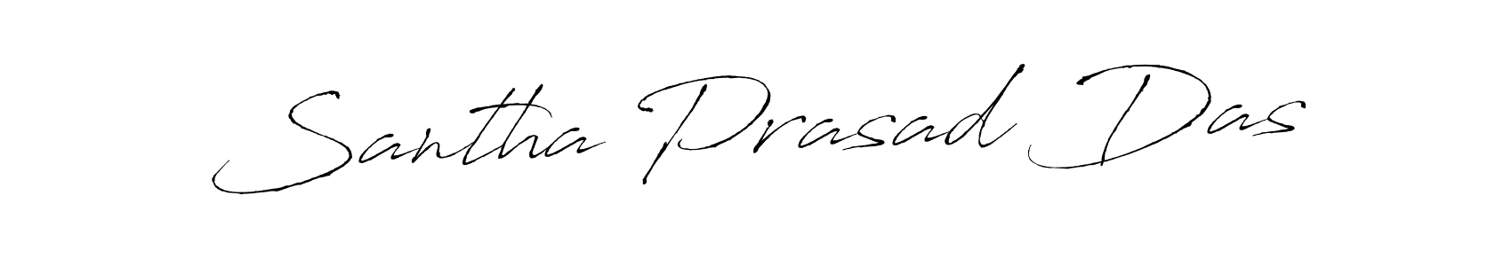 Also You can easily find your signature by using the search form. We will create Santha Prasad Das name handwritten signature images for you free of cost using Antro_Vectra sign style. Santha Prasad Das signature style 6 images and pictures png