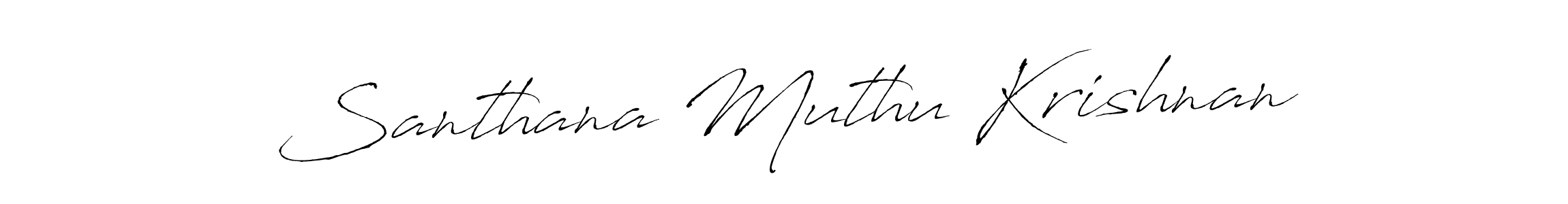Use a signature maker to create a handwritten signature online. With this signature software, you can design (Antro_Vectra) your own signature for name Santhana Muthu Krishnan. Santhana Muthu Krishnan signature style 6 images and pictures png