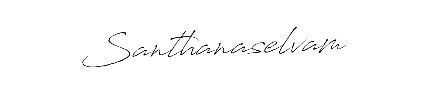Santhanaselvam stylish signature style. Best Handwritten Sign (Antro_Vectra) for my name. Handwritten Signature Collection Ideas for my name Santhanaselvam. Santhanaselvam signature style 6 images and pictures png