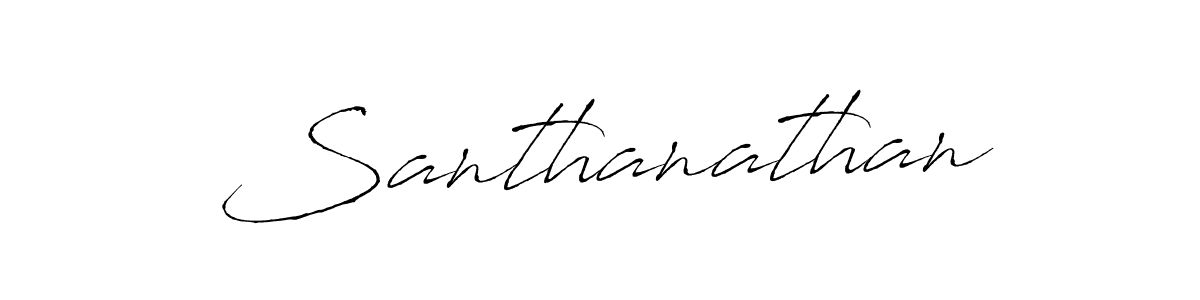 Santhanathan stylish signature style. Best Handwritten Sign (Antro_Vectra) for my name. Handwritten Signature Collection Ideas for my name Santhanathan. Santhanathan signature style 6 images and pictures png