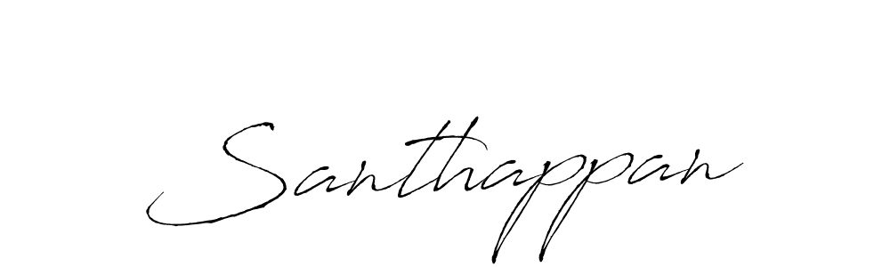 Make a beautiful signature design for name Santhappan. Use this online signature maker to create a handwritten signature for free. Santhappan signature style 6 images and pictures png