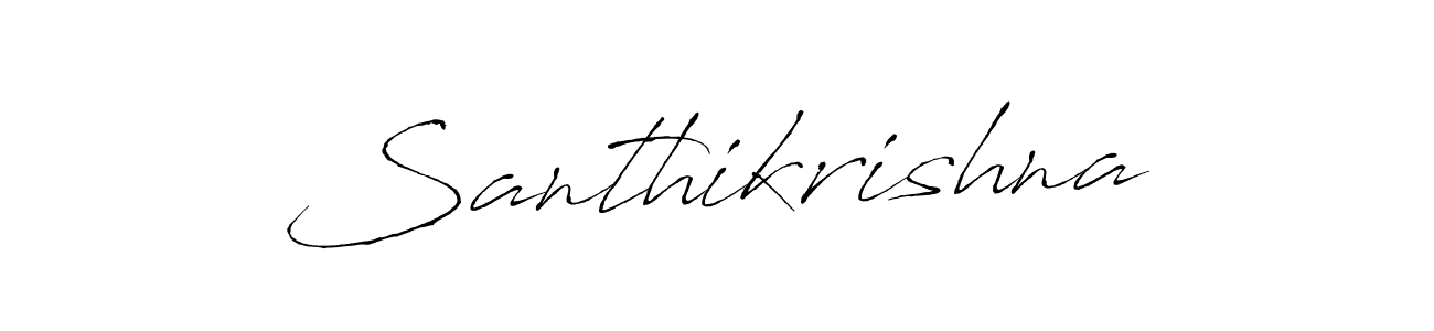 It looks lik you need a new signature style for name Santhikrishna. Design unique handwritten (Antro_Vectra) signature with our free signature maker in just a few clicks. Santhikrishna signature style 6 images and pictures png