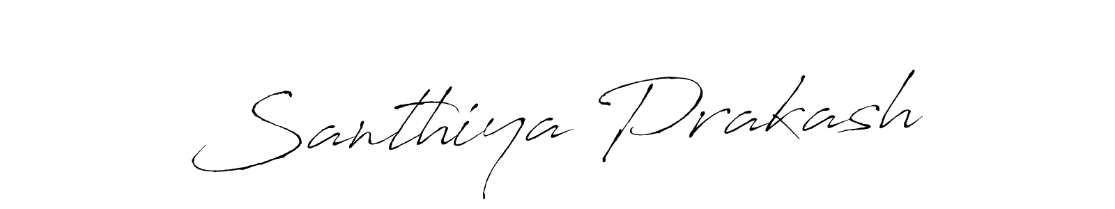 Antro_Vectra is a professional signature style that is perfect for those who want to add a touch of class to their signature. It is also a great choice for those who want to make their signature more unique. Get Santhiya Prakash name to fancy signature for free. Santhiya Prakash signature style 6 images and pictures png