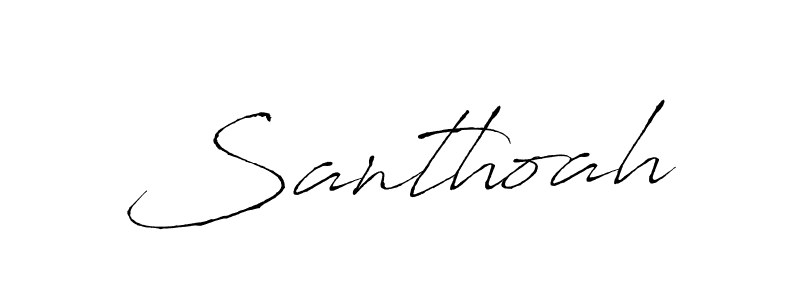 Make a short Santhoah signature style. Manage your documents anywhere anytime using Antro_Vectra. Create and add eSignatures, submit forms, share and send files easily. Santhoah signature style 6 images and pictures png