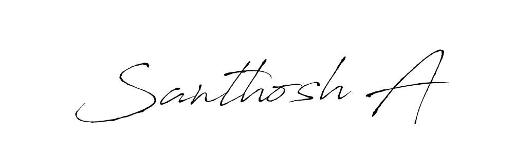 You can use this online signature creator to create a handwritten signature for the name Santhosh A. This is the best online autograph maker. Santhosh A signature style 6 images and pictures png