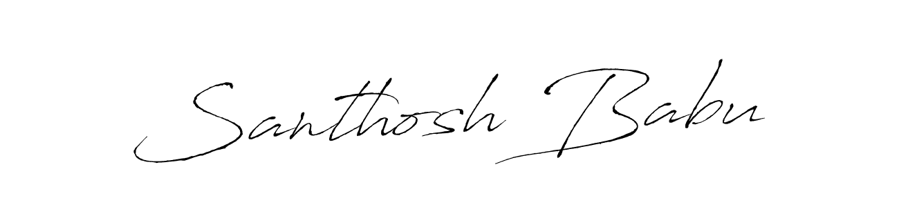 if you are searching for the best signature style for your name Santhosh Babu. so please give up your signature search. here we have designed multiple signature styles  using Antro_Vectra. Santhosh Babu signature style 6 images and pictures png