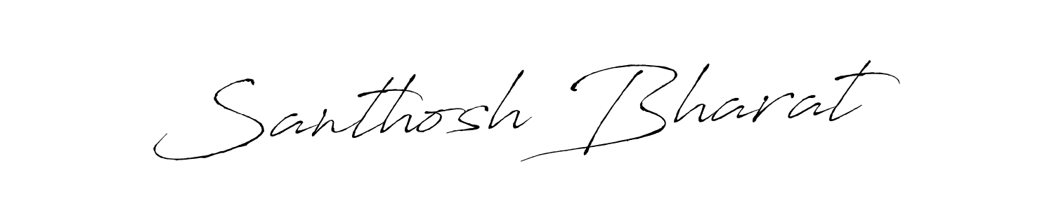 Also we have Santhosh Bharat name is the best signature style. Create professional handwritten signature collection using Antro_Vectra autograph style. Santhosh Bharat signature style 6 images and pictures png