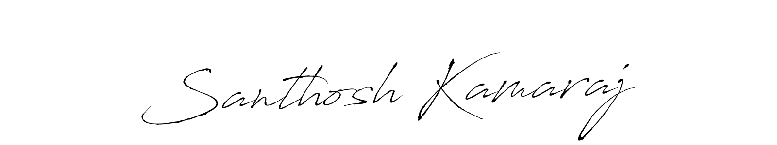 Make a beautiful signature design for name Santhosh Kamaraj. Use this online signature maker to create a handwritten signature for free. Santhosh Kamaraj signature style 6 images and pictures png