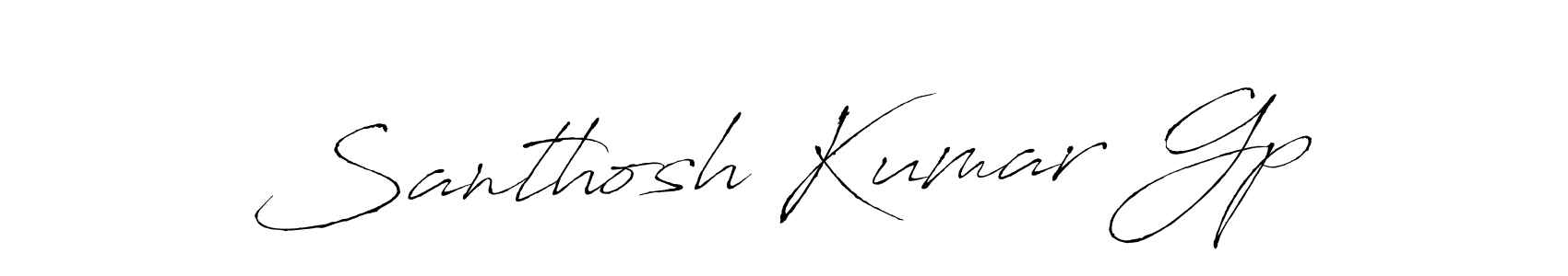 Also You can easily find your signature by using the search form. We will create Santhosh Kumar Gp name handwritten signature images for you free of cost using Antro_Vectra sign style. Santhosh Kumar Gp signature style 6 images and pictures png