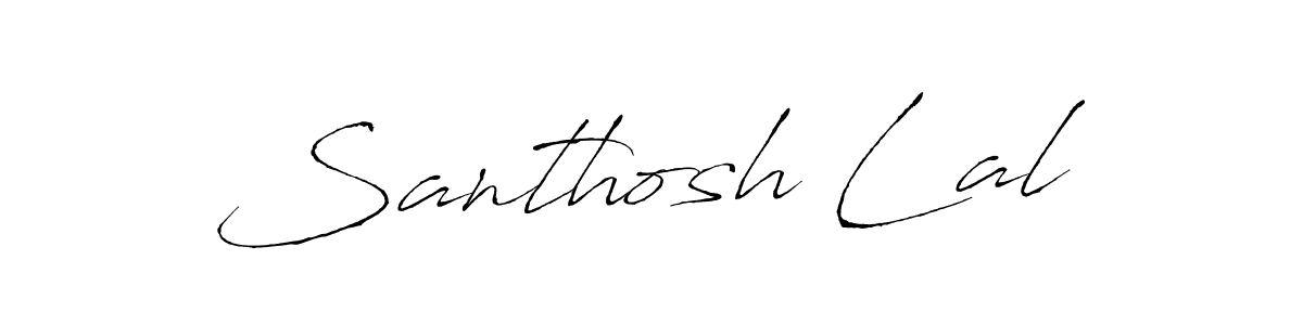 Also we have Santhosh Lal name is the best signature style. Create professional handwritten signature collection using Antro_Vectra autograph style. Santhosh Lal signature style 6 images and pictures png