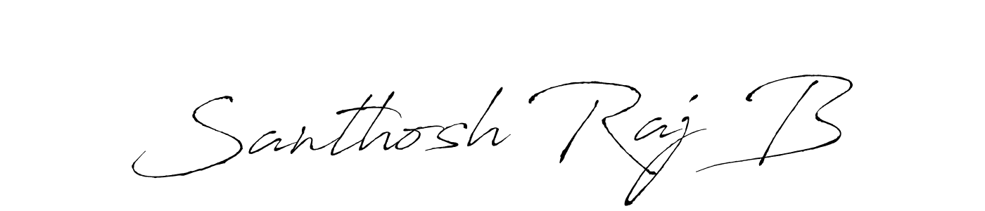 Here are the top 10 professional signature styles for the name Santhosh Raj B. These are the best autograph styles you can use for your name. Santhosh Raj B signature style 6 images and pictures png