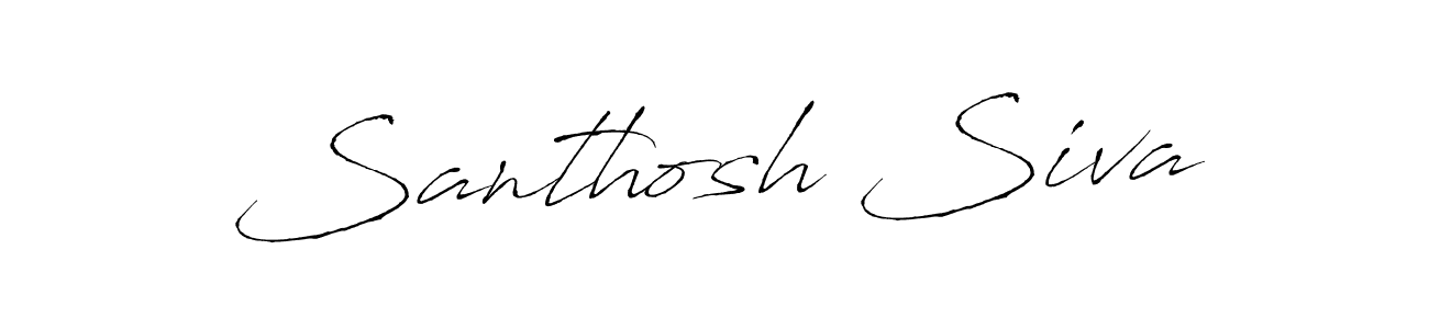 Also we have Santhosh Siva name is the best signature style. Create professional handwritten signature collection using Antro_Vectra autograph style. Santhosh Siva signature style 6 images and pictures png