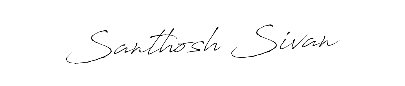 Here are the top 10 professional signature styles for the name Santhosh Sivan. These are the best autograph styles you can use for your name. Santhosh Sivan signature style 6 images and pictures png