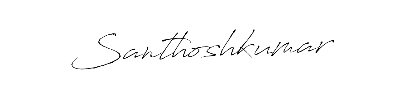 See photos of Santhoshkumar official signature by Spectra . Check more albums & portfolios. Read reviews & check more about Antro_Vectra font. Santhoshkumar signature style 6 images and pictures png