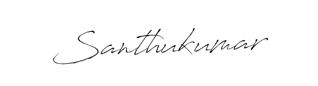 Antro_Vectra is a professional signature style that is perfect for those who want to add a touch of class to their signature. It is also a great choice for those who want to make their signature more unique. Get Santhukumar name to fancy signature for free. Santhukumar signature style 6 images and pictures png