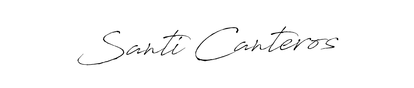 Best and Professional Signature Style for Santi Canteros. Antro_Vectra Best Signature Style Collection. Santi Canteros signature style 6 images and pictures png